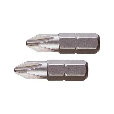 INSERTI A CROCE PHILLIPS IN BLISTER PER AVVITATORI MM.25