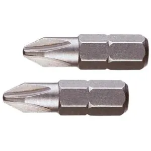 INSERTI A CROCE PHILLIPS IN BLISTER PER AVVITATORI MM.25
