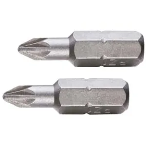INSERTI A CROCE POZIDRIVE IN BLISTER PER AVVITATORI MM.25