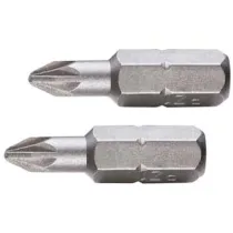 INSERTI A CROCE POZIDRIVE IN BLISTER PER AVVITATORI MM.25