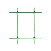 RETE ELETTROSALDATA ZINCATA PLASTIFICATA VERDE ROTOLO MT.25