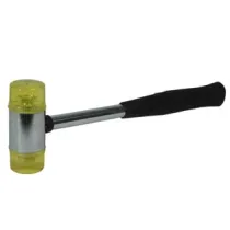 MAZZUOLA A DUE BATTENTI IN PVC NERO