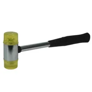 MAZZUOLA A DUE BATTENTI IN PVC NERO