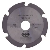 DISCO PER LEGNO '1050' diametro mm 115 - 6 denti