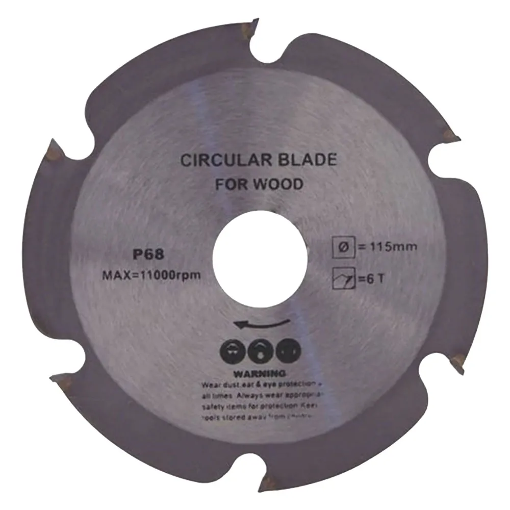 DISCO PER LEGNO '1050' diametro mm 115 - 6 denti