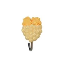 GANCI ADESIVI PLASTICA "FRUTTA UVA"