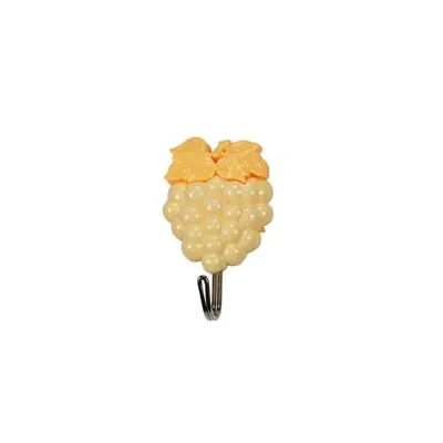GANCI ADESIVI PLASTICA "FRUTTA UVA"