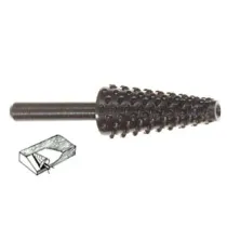 FRESA-RASPA CONICA ROTATIVA PER LEGNO