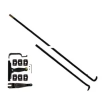 SPAGNOLETTE PER BALCONE COMPLETE IN KIT NERE