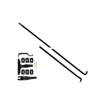 SPAGNOLETTE PER BALCONE COMPLETE IN KIT NERE