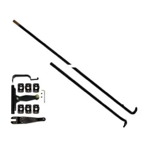 SPAGNOLETTE PER BALCONE COMPLETE IN KIT NERE