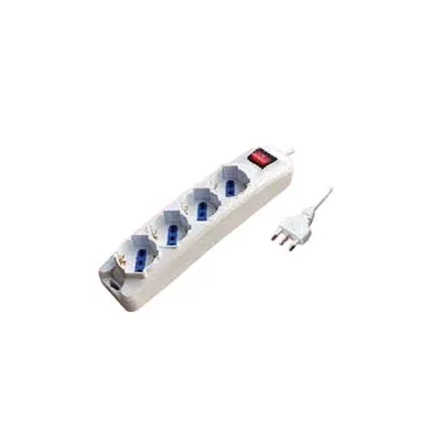 MULTIPRESA 4 POSTI CON SCHUKO E CON INTERRUTTORE