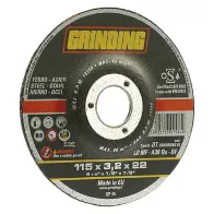 MOLA ABRASIVA PER FERRO ø 125 x 3