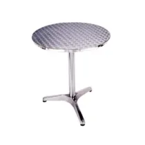 TAVOLO TONDO "ONE TOP" IN ALLUMINIO