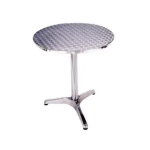TAVOLO TONDO "ONE TOP" IN ALLUMINIO