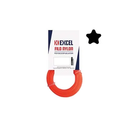 FILO PER DECESPUGLIATORE IN NYLON PENTAGONO ARANCIO