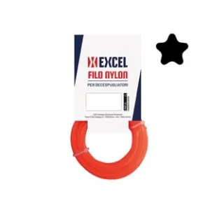FILO PER DECESPUGLIATORE IN NYLON PENTAGONO ARANCIO