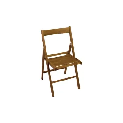 SEDIA BIRRERIA PIEGHEVOLE IN LEGNO SCURO