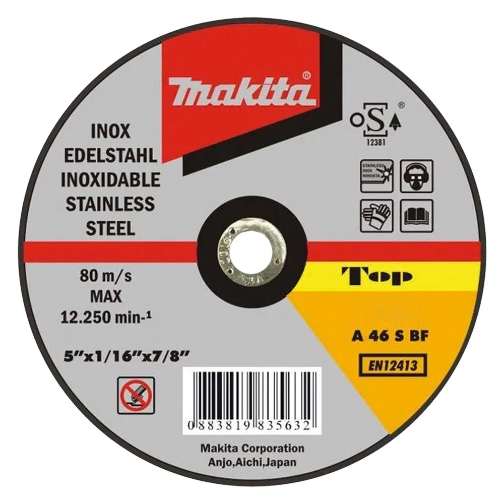 DISCHI DA TAGLIO ULTRASOTTILI 'MAKITA' ø mm 115 x 1 DISCHI DA TAGLIO ULTRASOTTILI 'MAKITA' ø mm 115 x 1