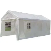 GAZEBO CARPORT BIANCO
