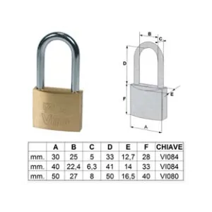 LUCCHETTO ARCO LUNGO "FAI BY VIRO"
