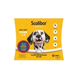COLLARE PER CANI ANTIPARASSITARIO SCALIBOR