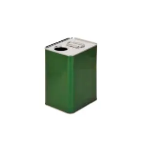 LATTINA PER OLIO RETTANGOLARE VERDE LT.3