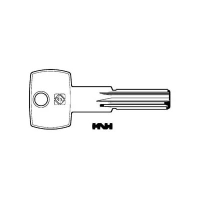 CHIAVI PUNZONATE PER CILINDRI AGB 7 SPINE PROFILO PIATTO AGB8
