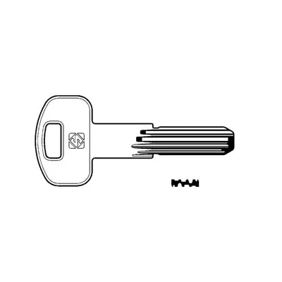CHIAVI PUNZONATE PER CILINDRI SECUREMME 10 SPINE SCM1R