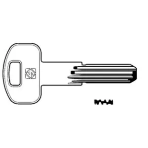 CHIAVI PUNZONATE PER CILINDRI SECUREMME 10 SPINE SCM1R