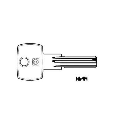 CHIAVI PUNZONATE PER CILINDRI VIRO 6 SPINE VI19