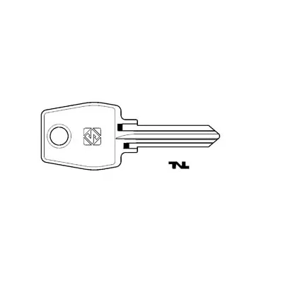 CHIAVI PER CILINDRI EURO LOCKS 10 SPINE PICCOLE EU1R