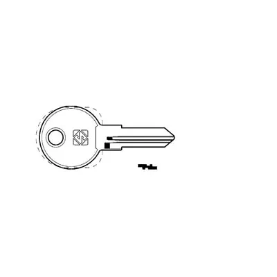 CHIAVI PER CILINDRI HAFELE 6 SPINE PICCOLE HF75R