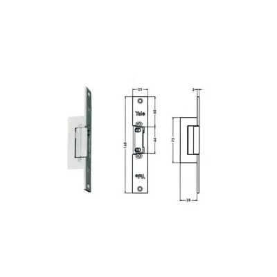 INCONTRO ELETTRICO SIMMETRICO REVERSIBILE CON FERMO 67F0
