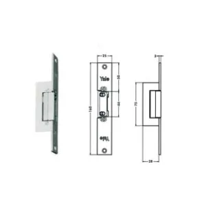 INCONTRO ELETTRICO SIMMETRICO REVERSIBILE CON FERMO 67F0