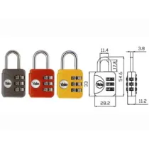 LUCCHETTO AD ARCO A COMBINAZIONE DA VIAGGIO PER VALIGE P1