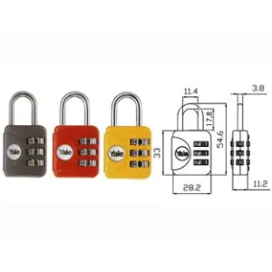 LUCCHETTO AD ARCO A COMBINAZIONE DA VIAGGIO PER VALIGE P1