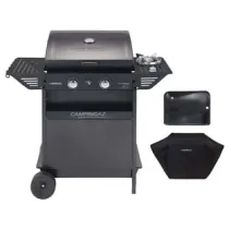 BARBECUE GAS 2 BRUCIATORI + FORNELLO CM.54X34 "XPERT 200 LS PLUS"