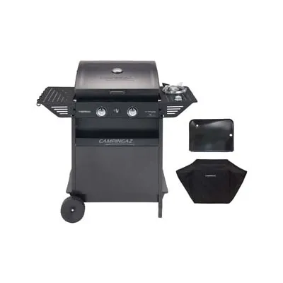 BARBECUE GAS 2 BRUCIATORI + FORNELLO CM.54X34 "XPERT 200 LS PLUS"