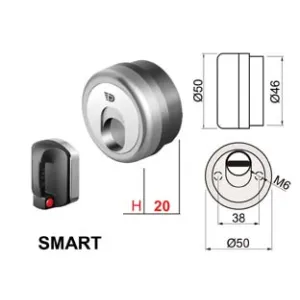 DEFENDER MAGNETICO SMART MR500 CROMO SATINATO