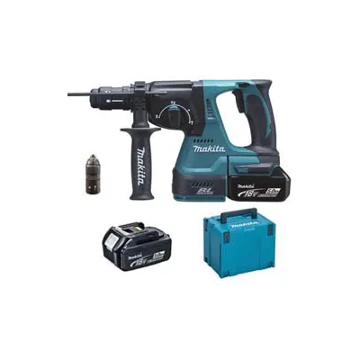 TASSELLATORE 3 FUNZIONI SDS-PLUS 2 BATTERIE LITIO 18V (DHR243RTJ)