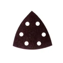 FOGLI CARTA ABRASIVA A DELTA CON VELCRO FORATI