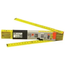DOPPIOMETRO IN LEGNO GIALLO