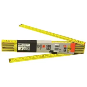 DOPPIOMETRO IN LEGNO GIALLO