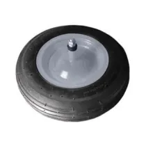 RUOTA PER CARRIOLA GOMMA PIENA PERNO MM.12X210