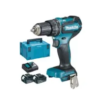 TRAPANO AVVITATORE PERCUSS. 2 VEL. 2 BATT. LITIO 18V 5AH (DHP485RTJ)
