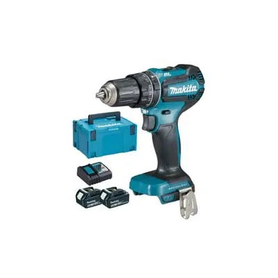 TRAPANO AVVITATORE PERCUSS. 2 VEL. 2 BATT. LITIO 18V 5AH (DHP485RTJ)