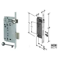 SERRATURA A BUSSOLA PATENT DA INFILARE BORDO QUADRO CROM. OP.
