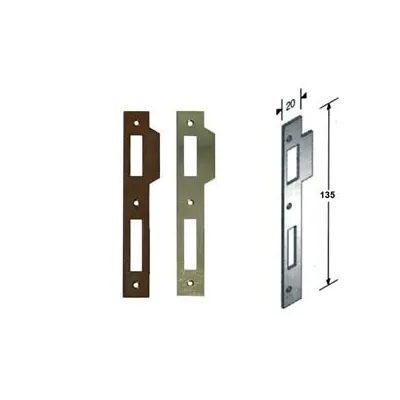 CONTROPIASTRA PER SERRATURA A BUSSOLA PATENT RIDOTTA BORDO QUADRO