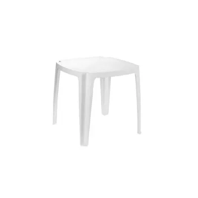 TAVOLO DA GIARDINO "75X75" BIANCO CM.75X75X72H.